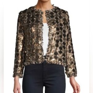 Like New Dolce Cabo Sequin Jacket
